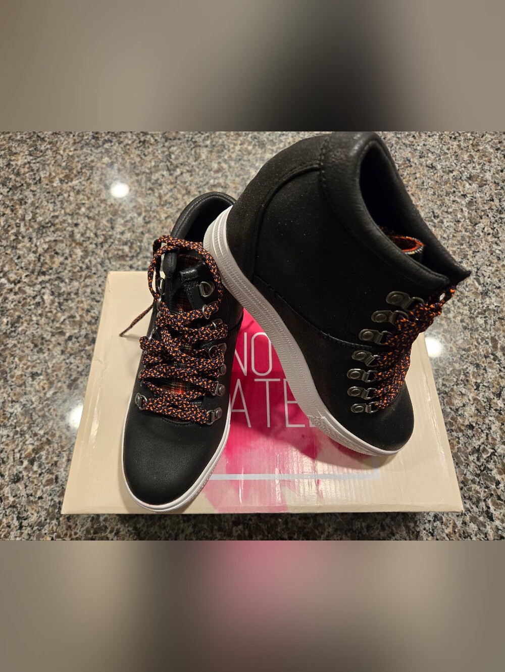 Not Rated Tibi Sneaker Wedges Sz 8